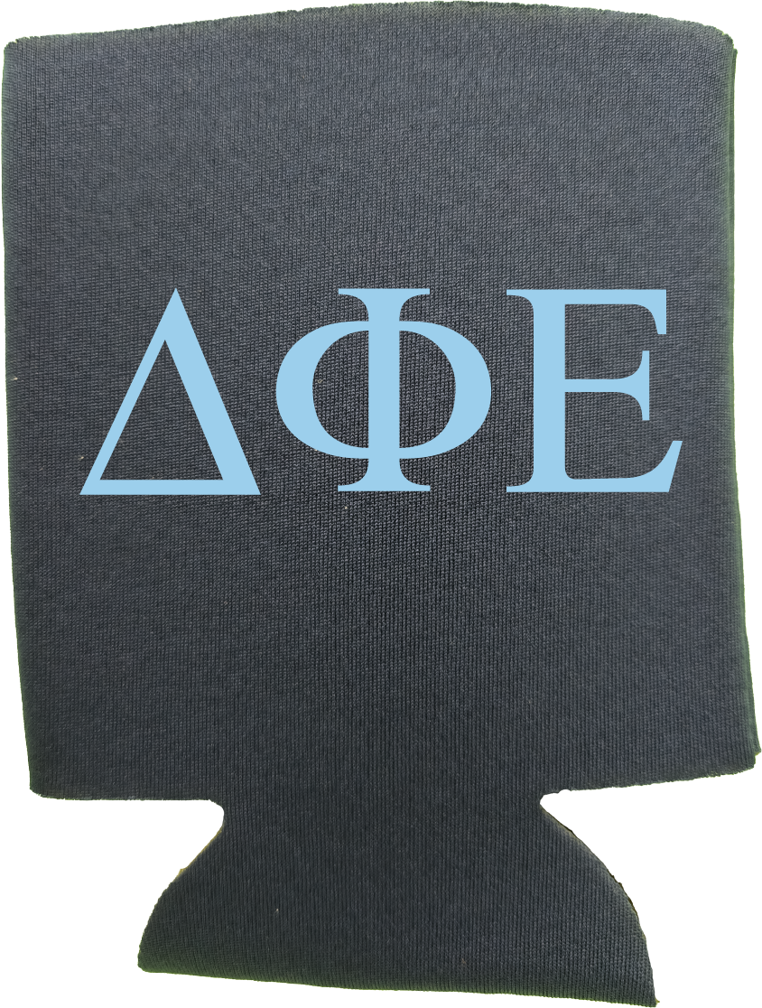 Delta Phi Epsilon Can Coozies