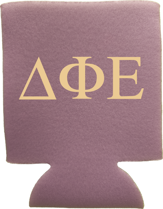Delta Phi Epsilon Can Coozies