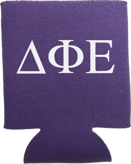 Delta Phi Epsilon Can Coozies