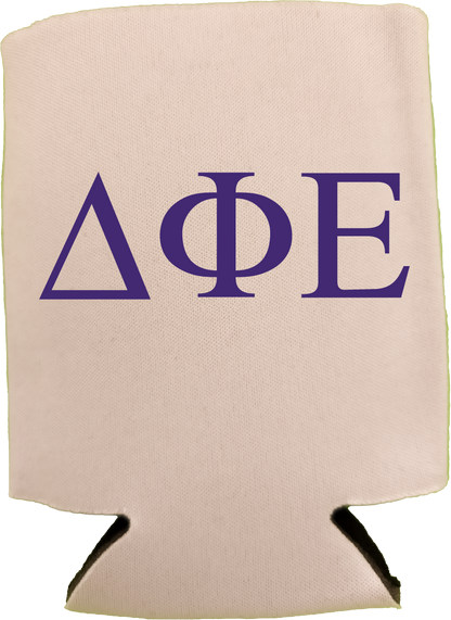 Delta Phi Epsilon Can Coozies