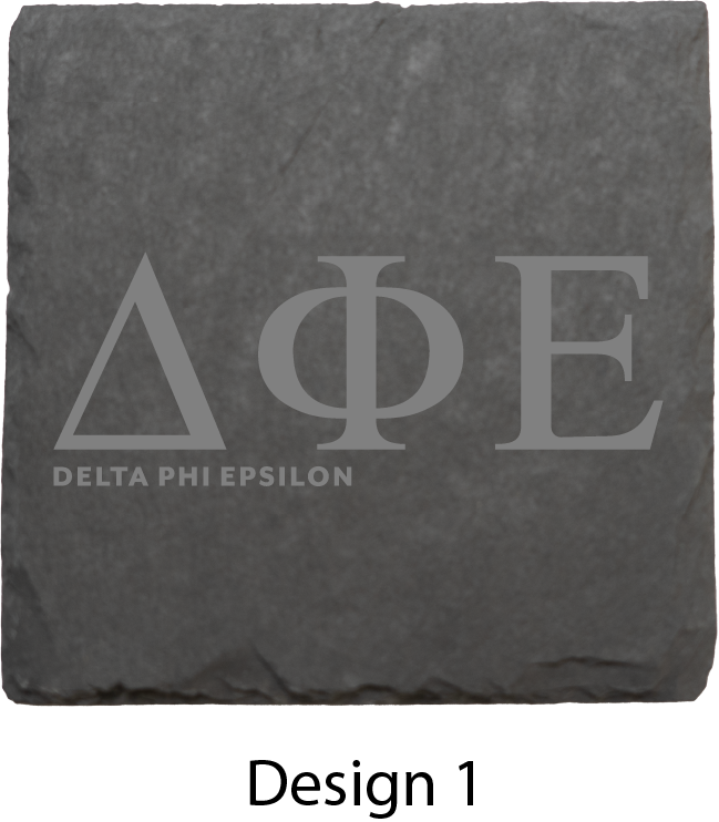 Delta Phi Epsilon Stone Coasters - 4-Pack