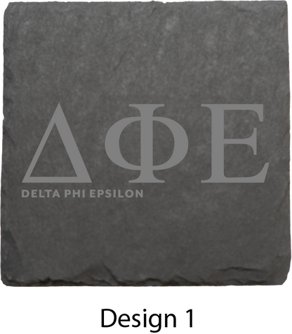 Delta Phi Epsilon Stone Coasters - 4-Pack