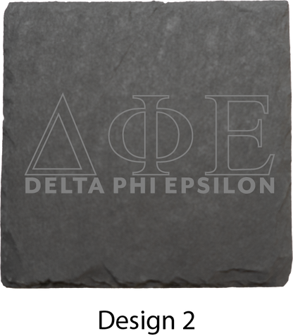 Delta Phi Epsilon Stone Coasters - 4-Pack