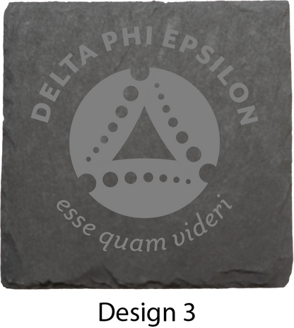 Delta Phi Epsilon Stone Coasters - 4-Pack