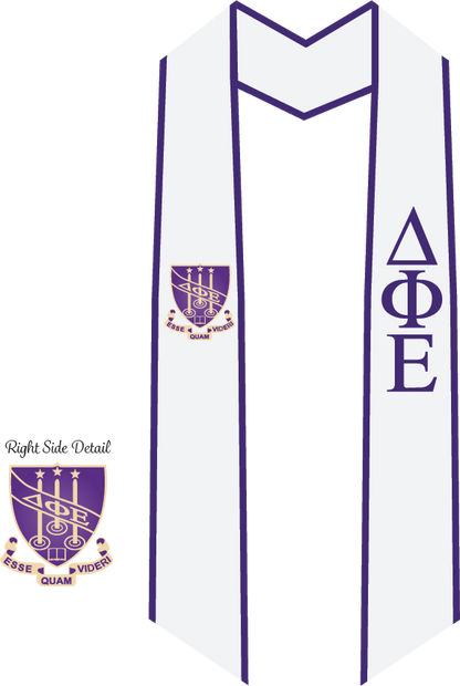 Delta Phi Epsilon Graduation Stoles