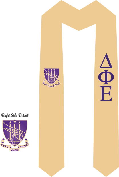 Delta Phi Epsilon Graduation Stoles