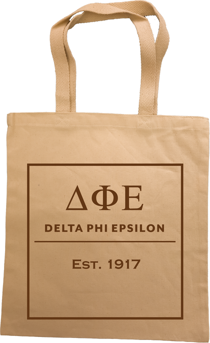 Delta Phi Epsilon Tote Bags