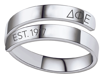Delta Phi Epsilon Year and Letters Rings