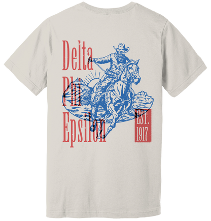 Delta Phi Epsilon Cowboy Graphic T-Shirt