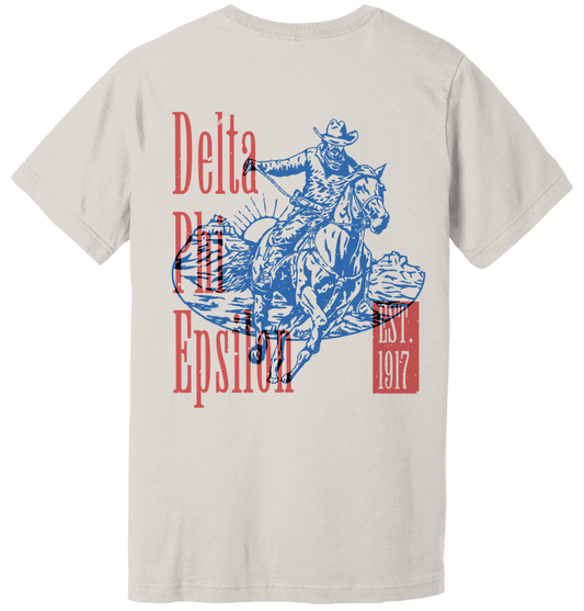 Delta Phi Epsilon Cowboy Graphic T-Shirt