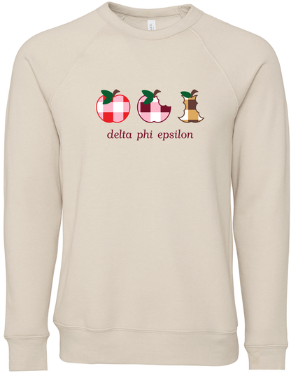 Delta Phi Epsilon Apple Evolution Crewneck