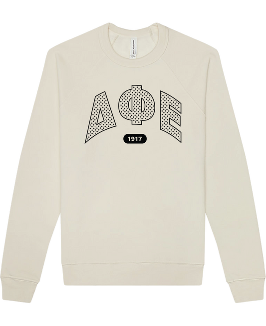 Delta Phi Epsilon Varsity Polka Dot Crewneck