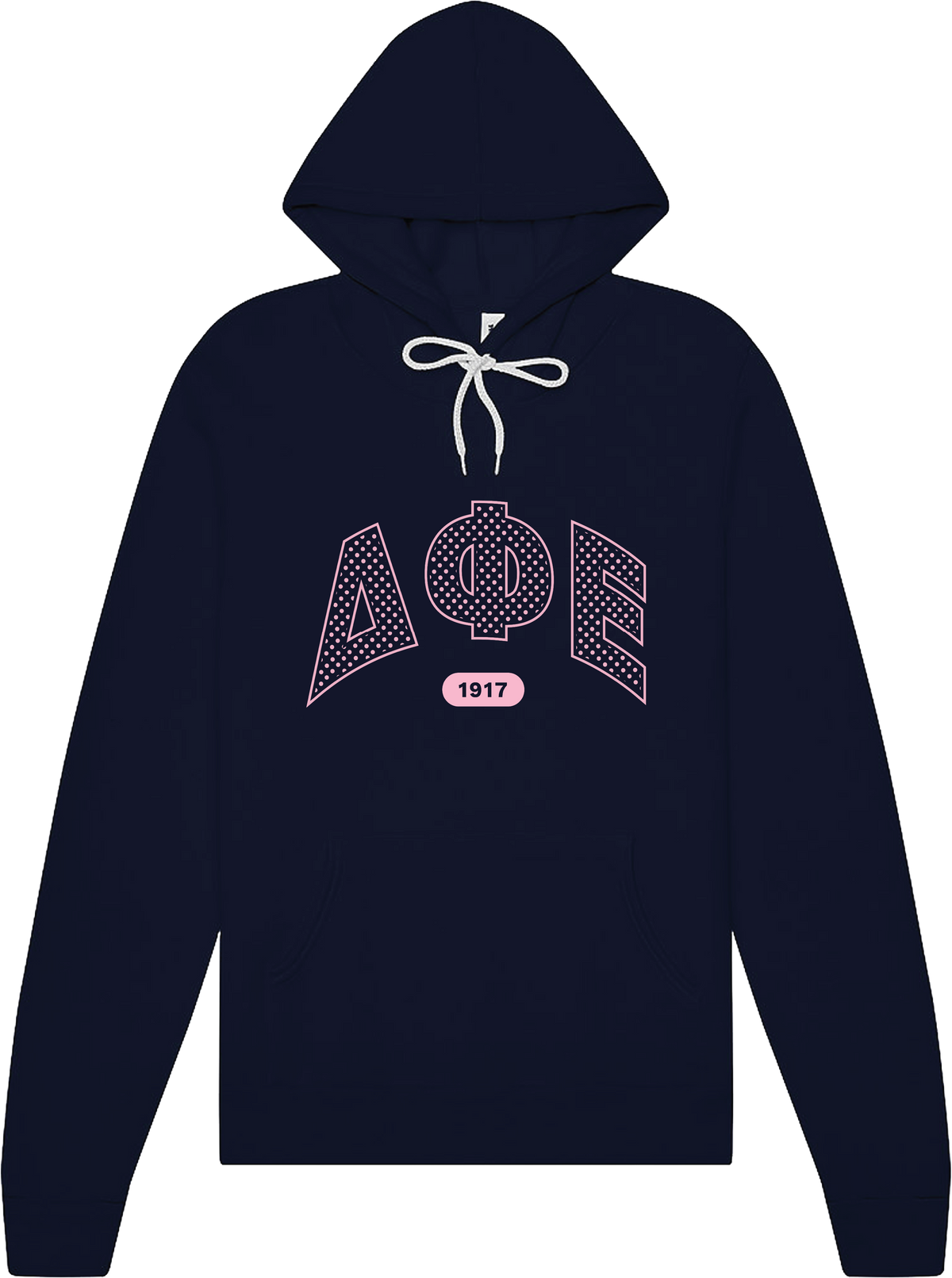 Delta Phi Epsilon Varsity Polka Dot Hoodie