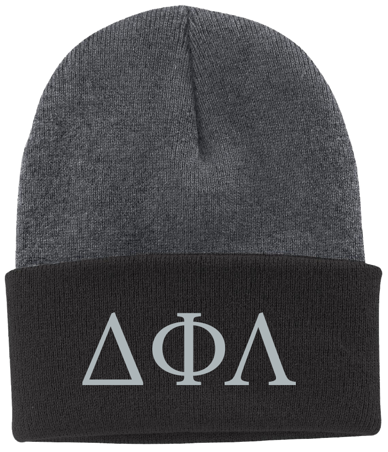 Delta Phi Lambda Lettered Beanies