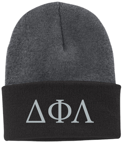 Delta Phi Lambda Lettered Beanies