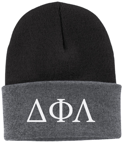 Delta Phi Lambda Lettered Beanies