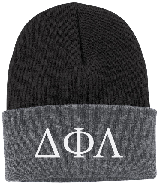 Delta Phi Lambda Lettered Beanies