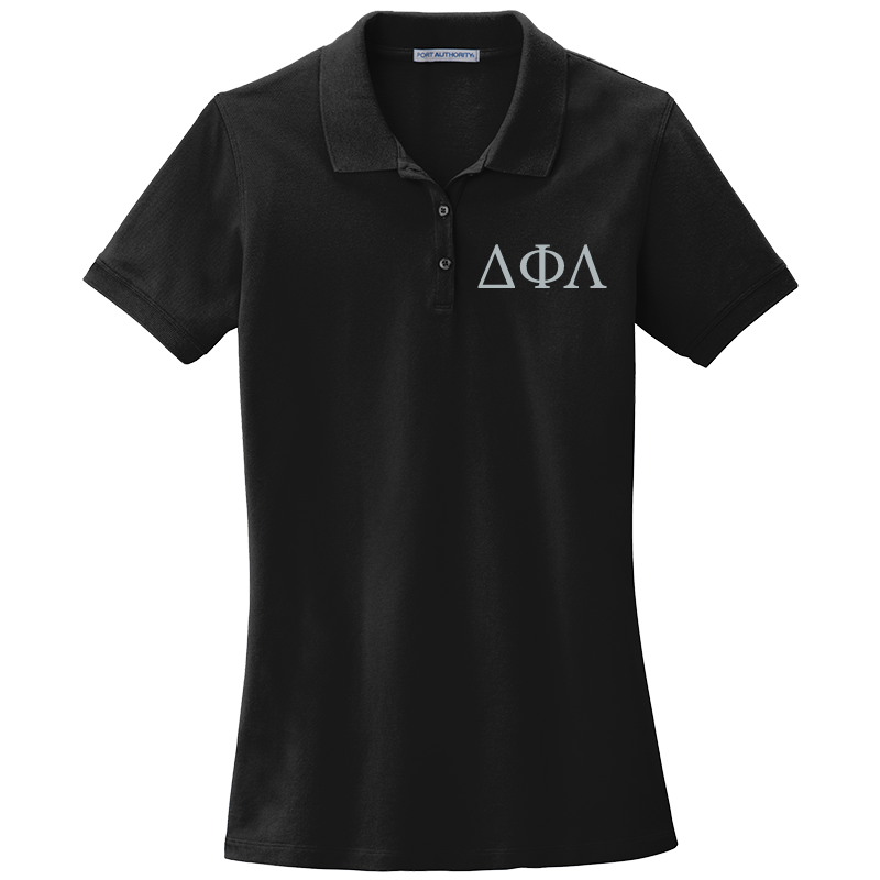 Delta Phi Lambda Ladies' Embroidered Polo Shirt