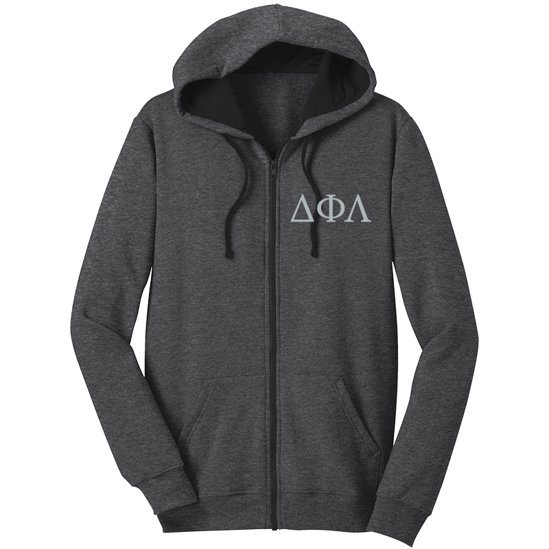 Delta Phi Lambda Zip-Up Hooded Sweatshirts