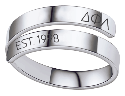 Delta Phi Lambda Year and Letters Rings