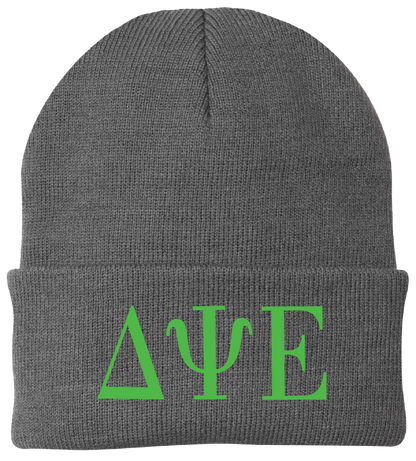 Delta Psi Epsilon Lettered Beanies