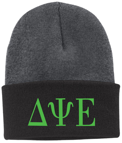 Delta Psi Epsilon Lettered Beanies