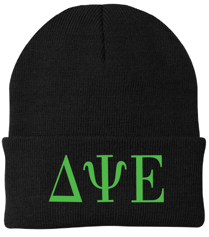 Delta Psi Epsilon Lettered Beanies