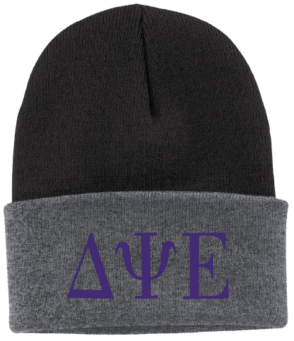 Delta Psi Epsilon Lettered Beanies