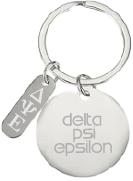 Delta Psi Epsilon and Letters Keychains