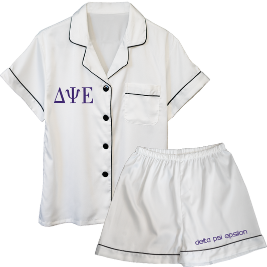 Delta Psi Epsilon Embroidered Ladies' Pajama Sets