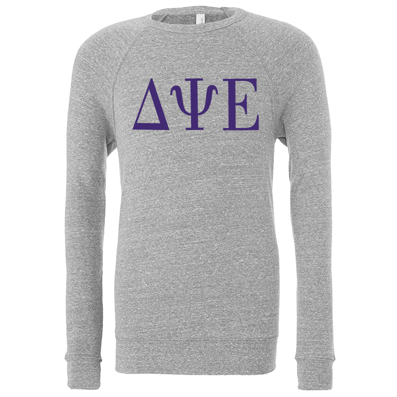 Delta Psi Epsilon Lettered Crewneck Sweatshirts