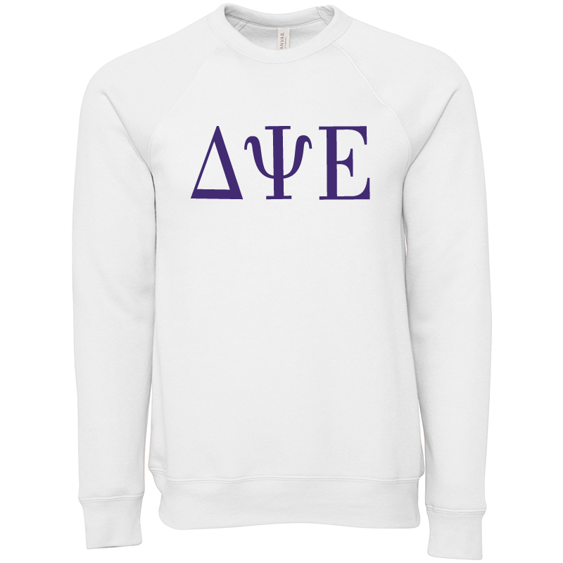 Delta Psi Epsilon Lettered Crewneck Sweatshirts