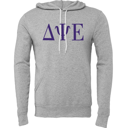 Delta Psi Epsilon Lettered Hooded Sweatshirts