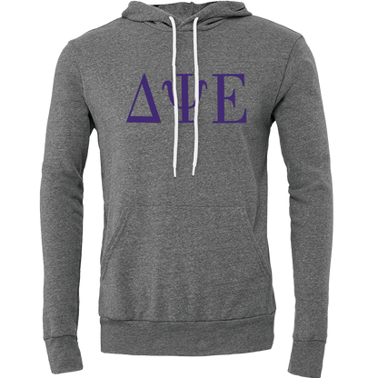 Delta Psi Epsilon Lettered Hooded Sweatshirts