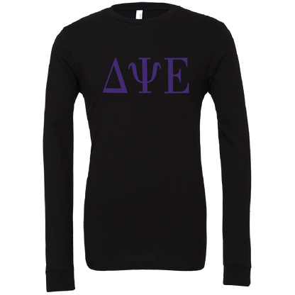 Delta Psi Epsilon Lettered Long Sleeve T-Shirts