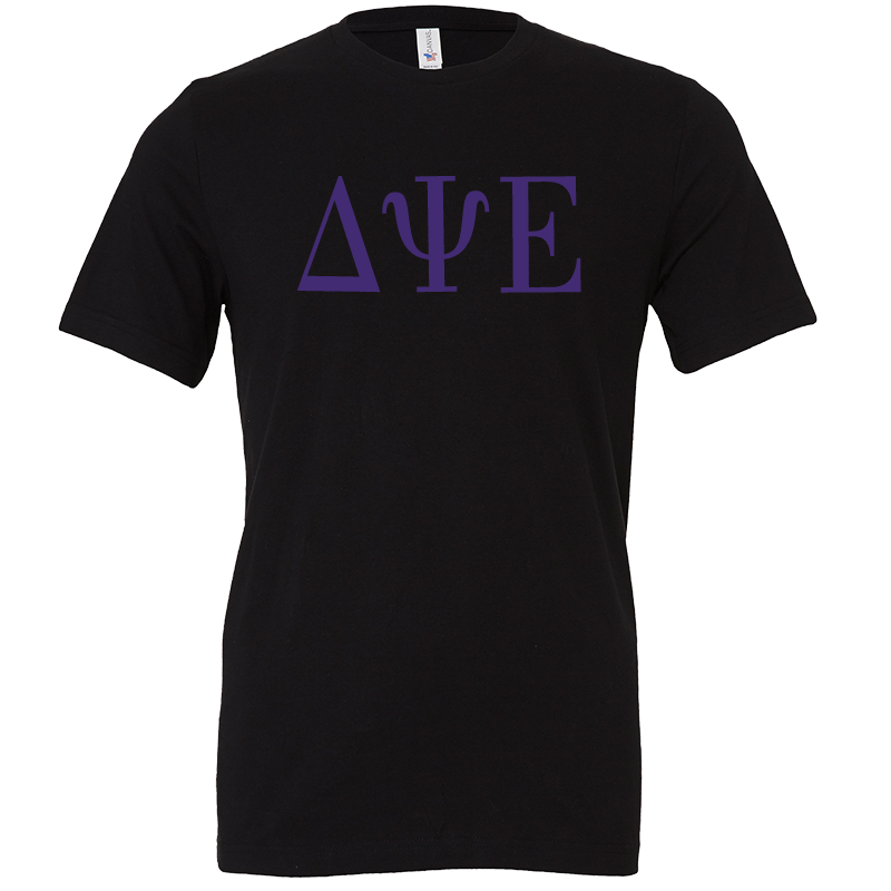 Delta Psi Epsilon Lettered Short Sleeve T-Shirts