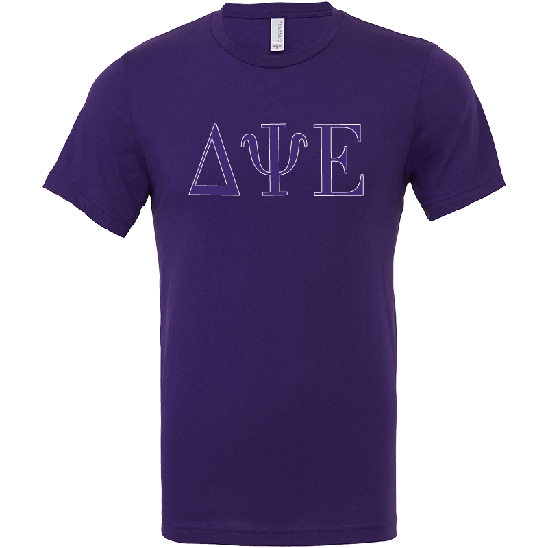 Delta Psi Epsilon Lettered Short Sleeve T-Shirts