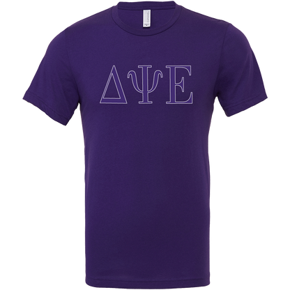 Delta Psi Epsilon Lettered Short Sleeve T-Shirts