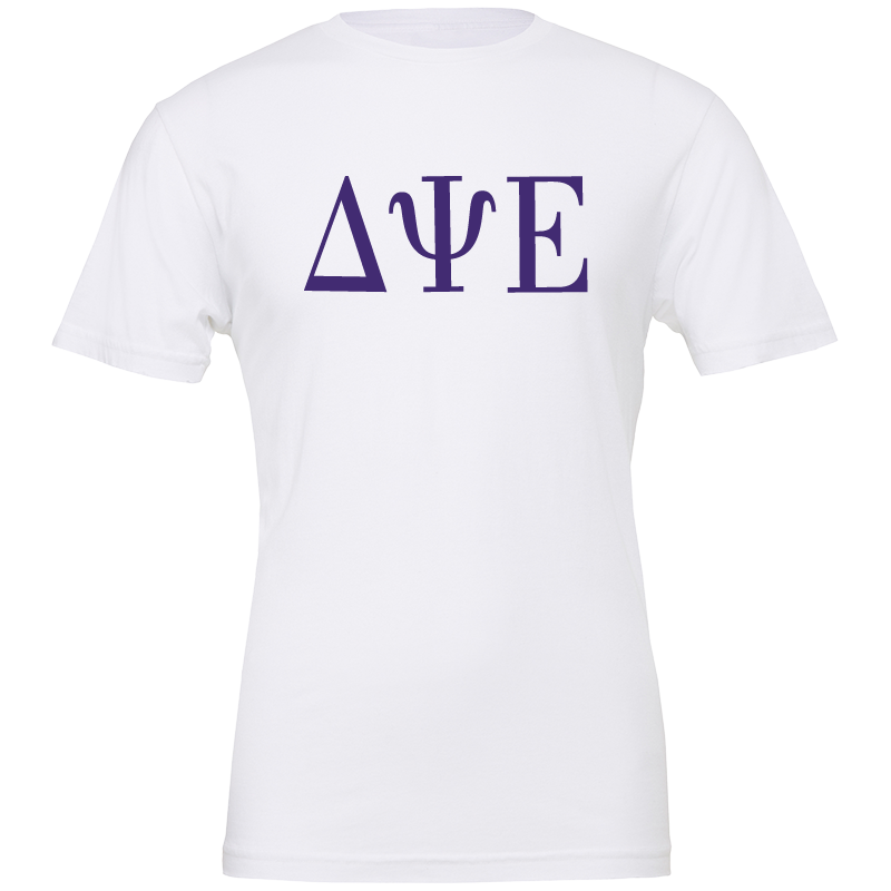 Delta Psi Epsilon Lettered Short Sleeve T-Shirts