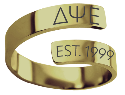 Delta Psi Epsilon Year and Letters Rings
