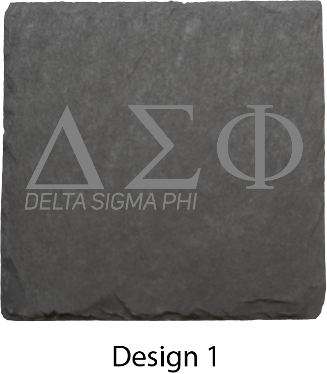 Delta Sigma Phi Stone Coasters - 4-Pack