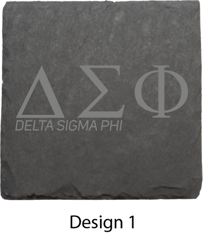 Delta Sigma Phi Stone Coasters - 4-Pack