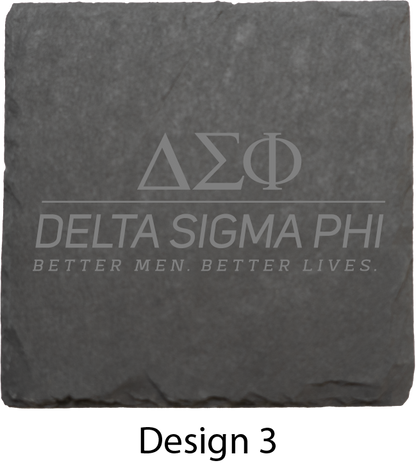 Delta Sigma Phi Stone Coasters - 4-Pack