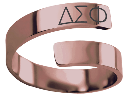 Delta Sigma Phi Lettered Rings