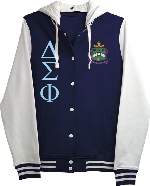 Delta Sigma Phi Varsity Hooded Sweatshirt