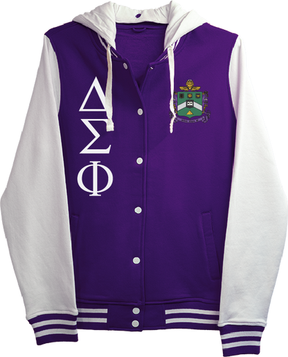 Delta Sigma Phi Varsity Hooded Sweatshirt