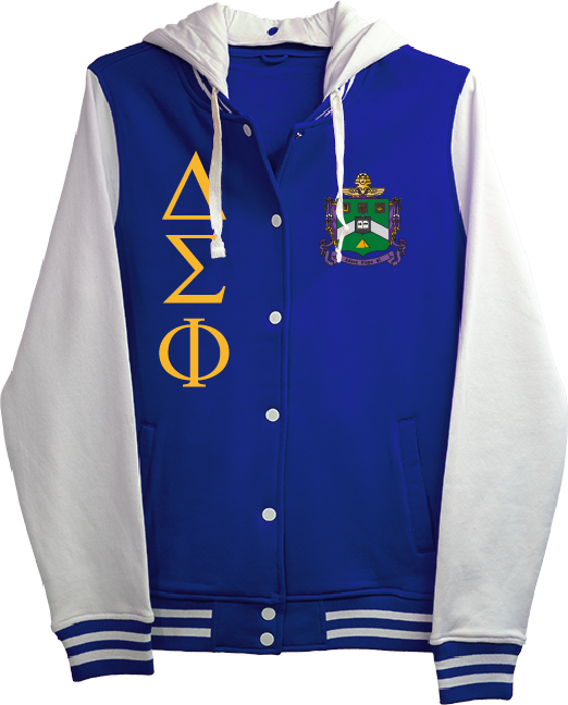 Delta Sigma Phi Varsity Hooded Sweatshirt