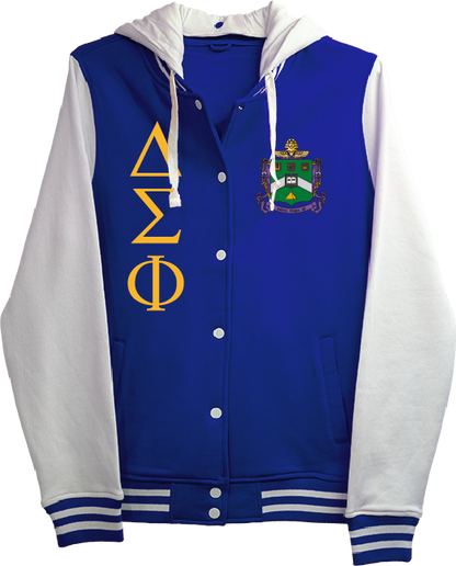 Delta Sigma Phi Varsity Hooded Sweatshirt