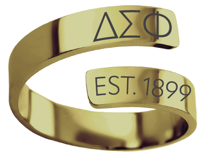 Delta Sigma Phi Year and Letters Rings