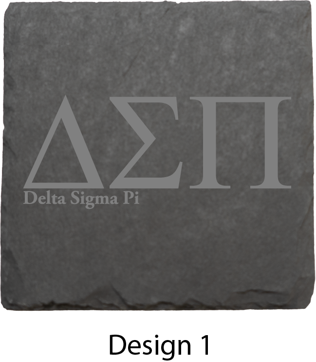 Delta Sigma Pi Stone Coasters - 4-Pack